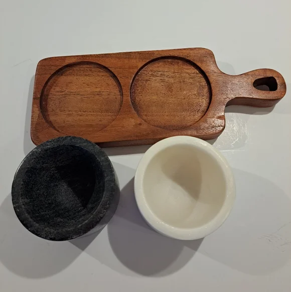 Hearth and Hand Magnolia Salt and Pepper Pinch Pot Set - Picture 2 of 4